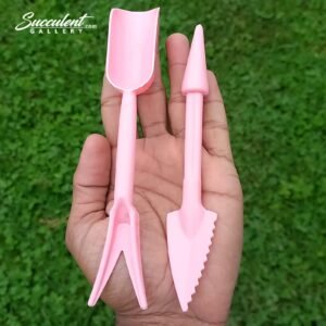 2Pcs Mini Succulent tool Set Pink | Transplant Planting Digging Tool